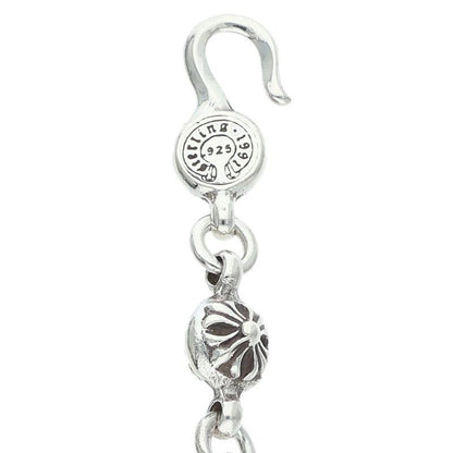 Chrome Hearts No1 Ball 1 Cross Silver Bracelet — view 4