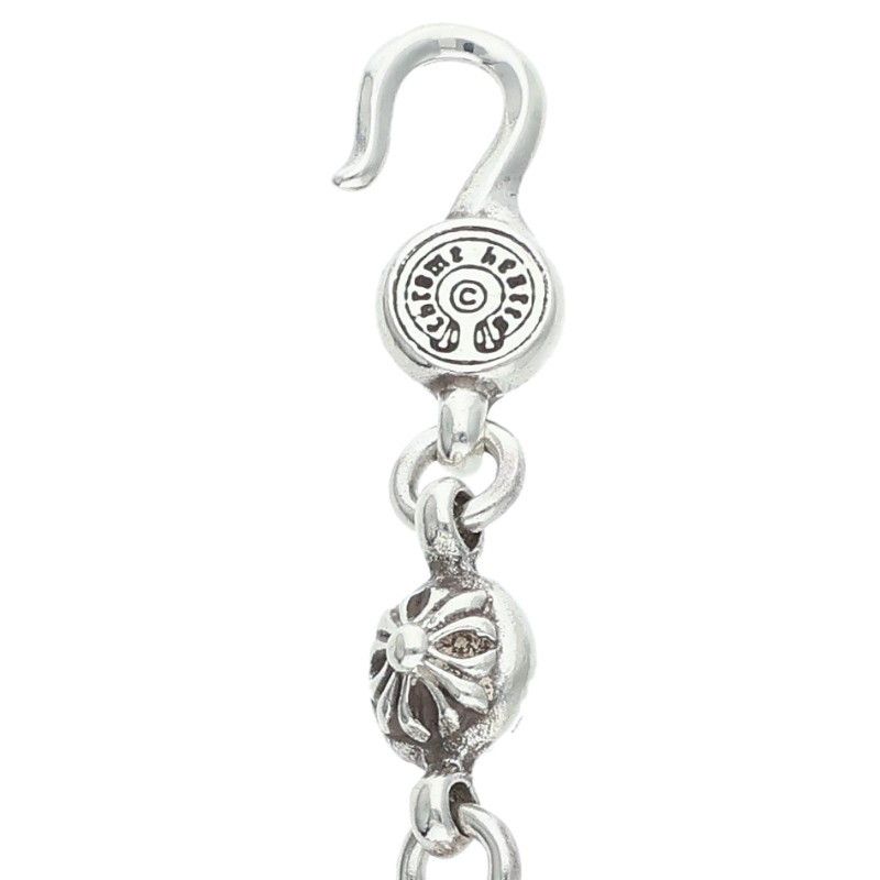 Chrome Hearts No1 Ball 1 Cross Silver Bracelet — view 3