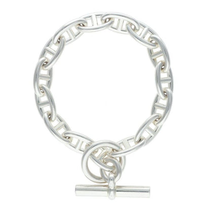 Hermes Chaine D'ancre GM Silver Bracelet
