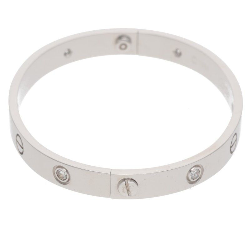 Cartier Love Bracelet 18k White Diamond 17 — view 4