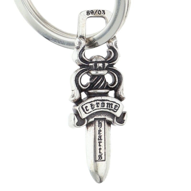 Chrome Hearts Keyring Valet Silver Keychain Key Holder — view 3