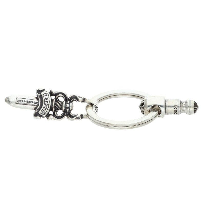Chrome Hearts Keyring Valet Silver Keychain Key Holder — view 4