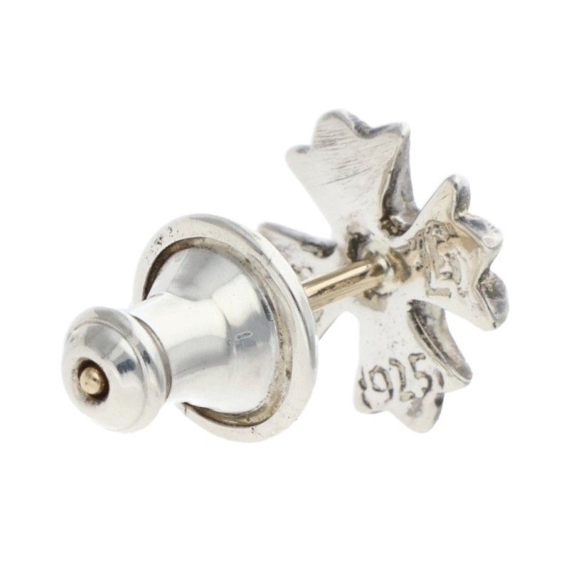 Chrome Hearts No2 CH Pls CH Plus Stud Silver Earrings — view 2