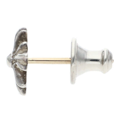 Chrome Hearts No2 CH Pls CH Plus Stud Silver Earrings — view 4