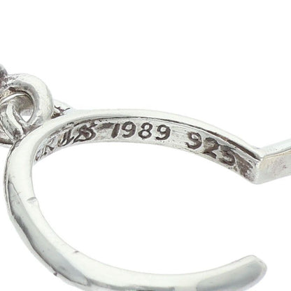 Chrome Hearts No5 Dagger 5 Daga Hoop Silver Earrings — view 4