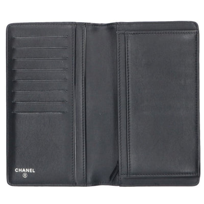 Chanel Camellia CC Logo Enamel Patent Leather Wallet — view 3