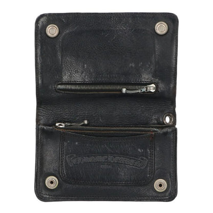 Chrome Hearts Cross Button Leather Wallet — view 3