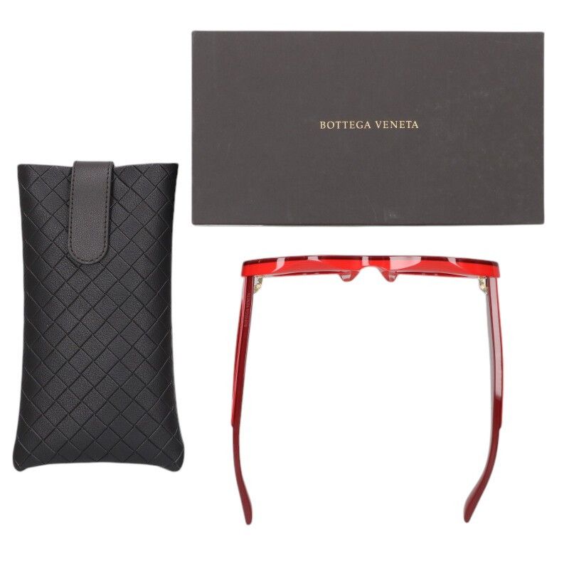 Bottega Veneta BV Oval Lens Sunglasses 45 Eyewear — view 3