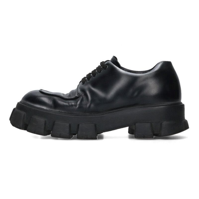Prada Brushed Derby Monolith Shoes