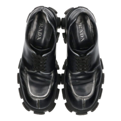 Prada Brushed Derby Monolith Shoes — view 4