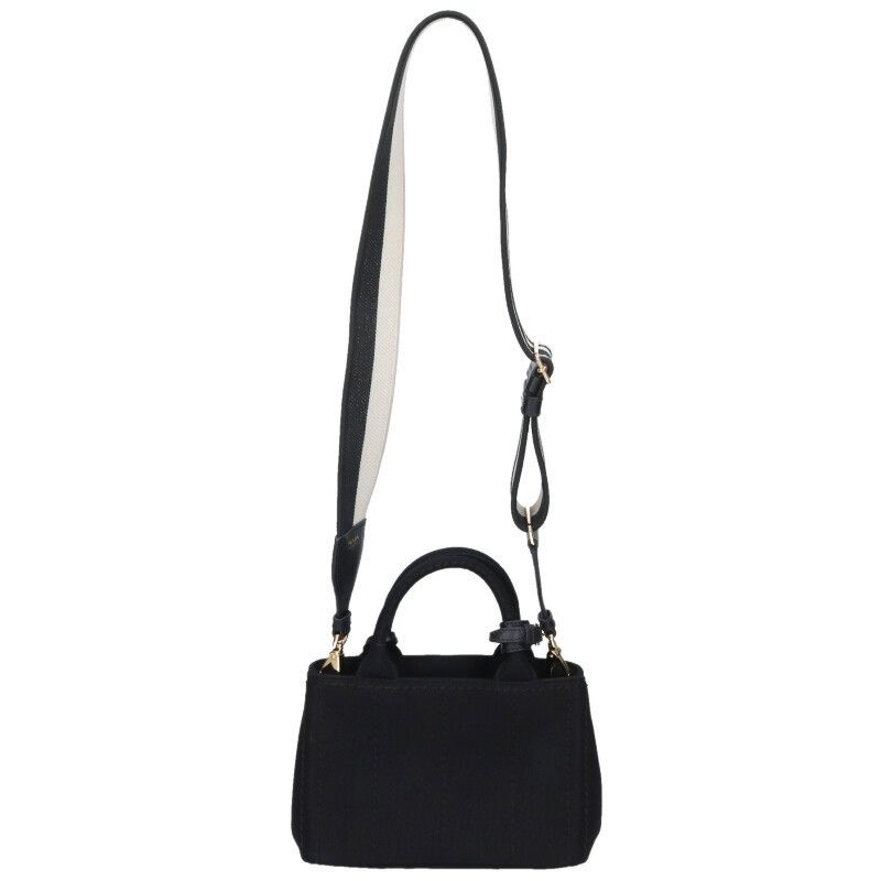 Prada Jardinier Cotton Canvas 2-Way Mini Handbag — view 2