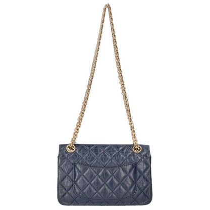 Chanel 2.55 Mini Aged Calfskin Chain Shoulder Bag — view 2