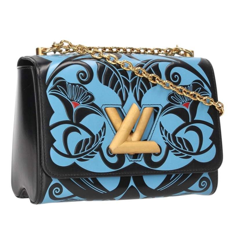 Louis Vuitton Twist MM Smooth Leather Shoulder Bag MM