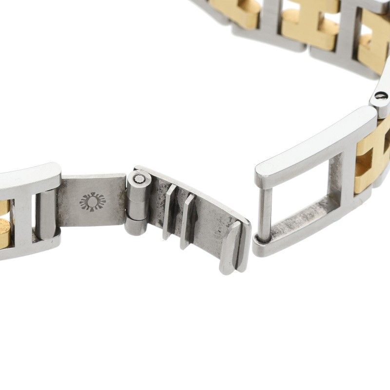 Hermes Clipper White Dial Link Combination Watch — view 7