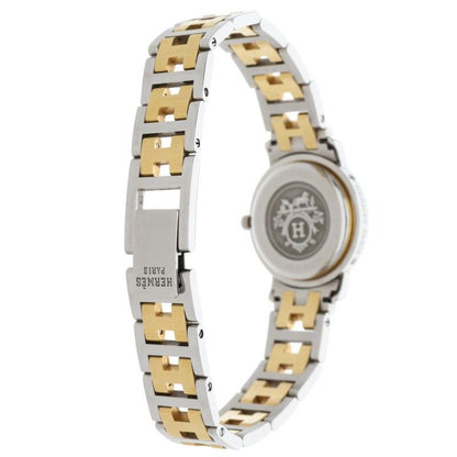 Hermes Clipper White Dial Link Combination Watch — view 2
