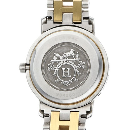 Hermes Clipper White Dial Link Combination Watch — view 3