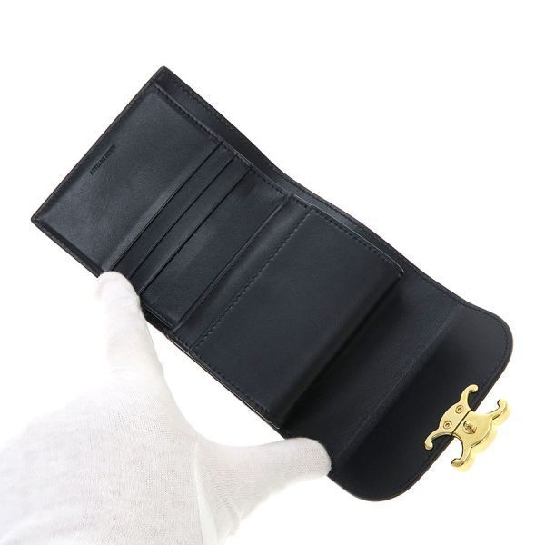 Celine Small Flap Wallet Triomphe Shiny — view 2