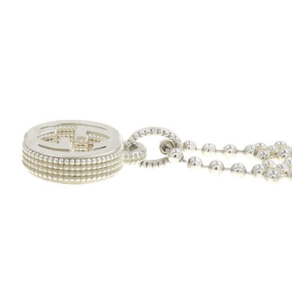 Gucci Interlocking Necklace Silver — view 3