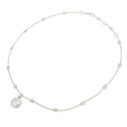 Gucci Interlocking Necklace Silver