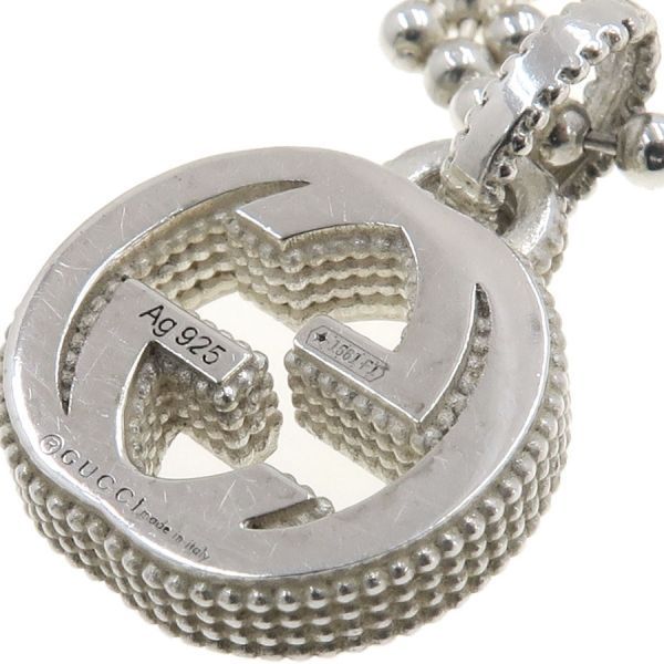 Gucci Interlocking Necklace Silver — view 7