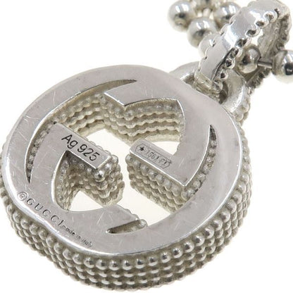 Gucci Interlocking Necklace Silver — view 7