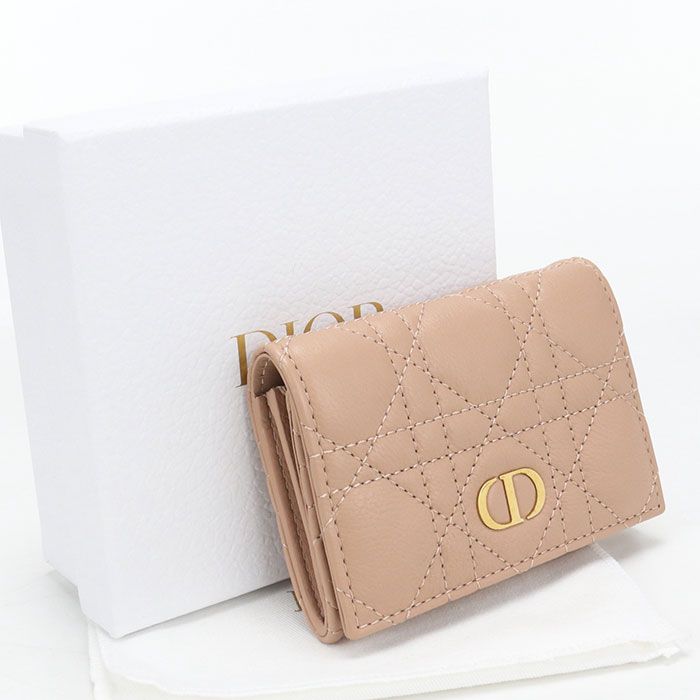 Dior Glycine Wallet Caro Bifold Calf