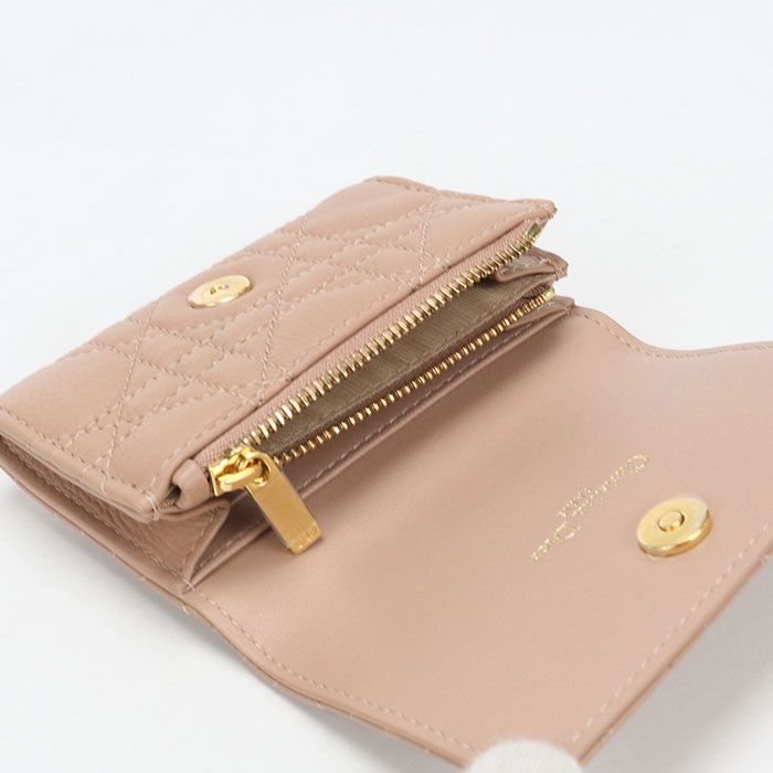 Dior Glycine Wallet Caro Bifold Calf — view 3