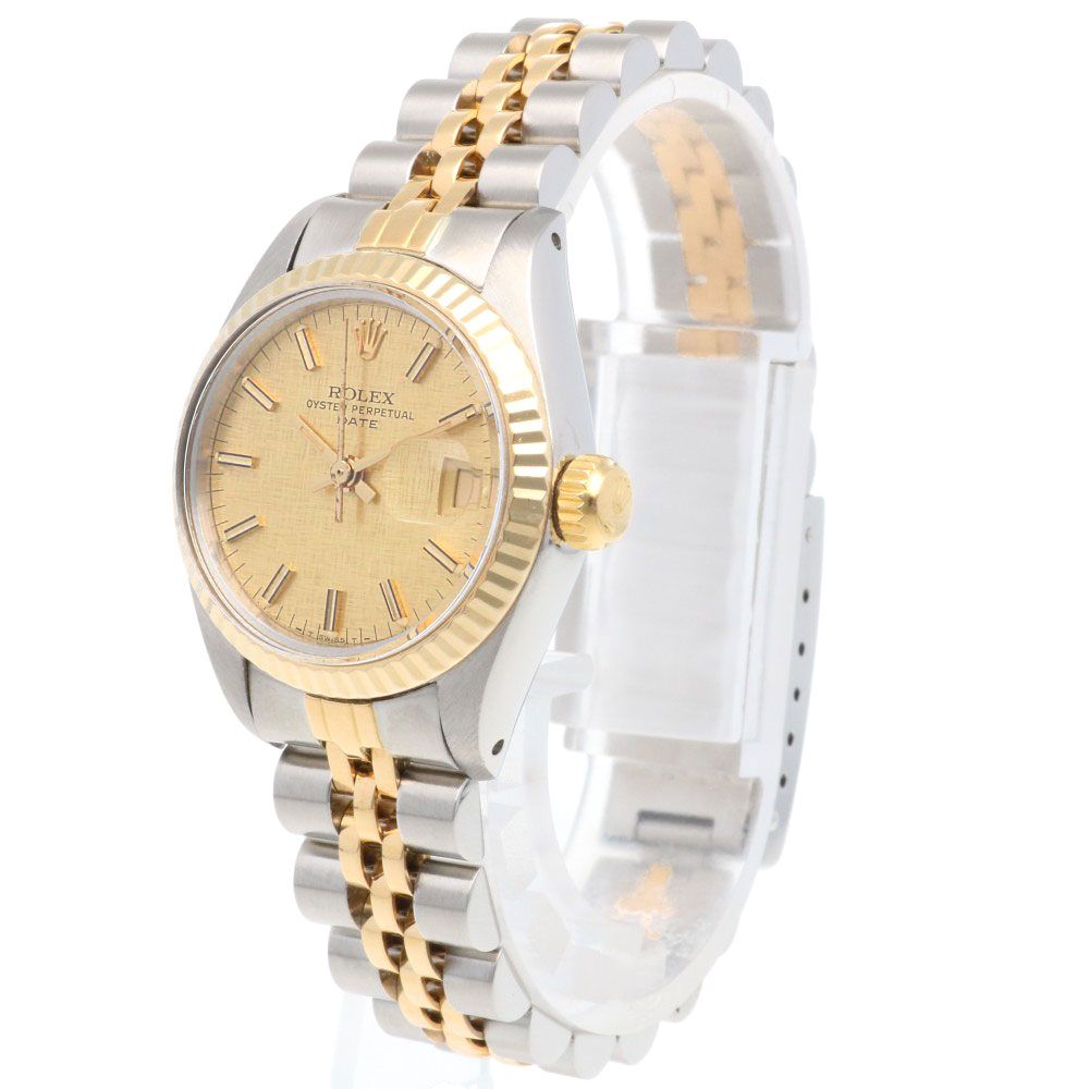 Rolex Date Oyster Perpetual Watch Stainless Steel Automatic Winding No 74 — view 3