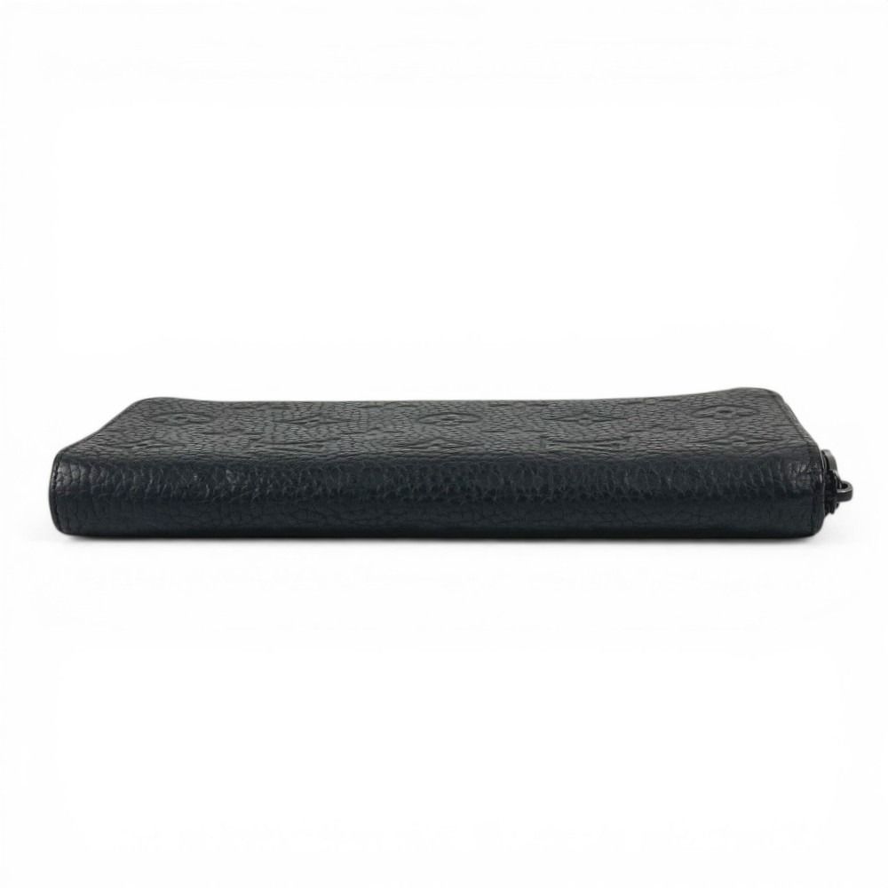 Louis Vuitton Wallet Zippy Vertical Taurillon Clemence Black — view 3