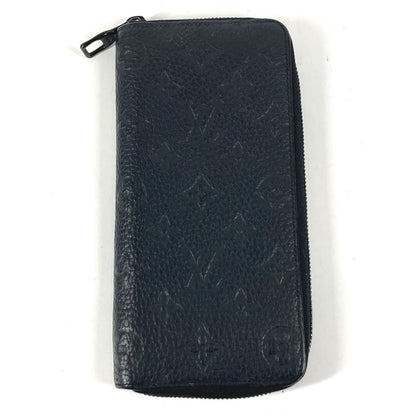 Louis Vuitton Wallet Zippy Vertical Taurillon Clemence Black