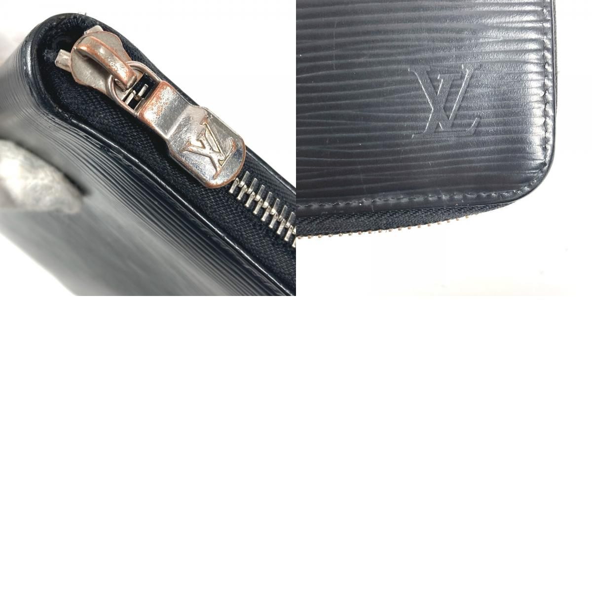 Louis Vuitton Wallet Zippy Vertical Epi Leather Noir Black — view 9