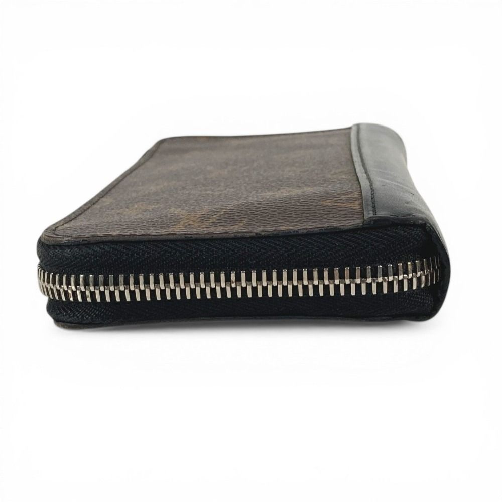Louis Vuitton Wallet Zippy Vertical Monogram Macassar Canvas Brown — view 4
