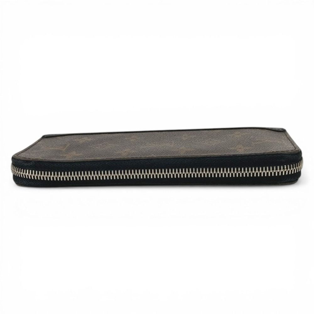 Louis Vuitton Wallet Zippy Vertical Monogram Macassar Canvas Brown — view 6