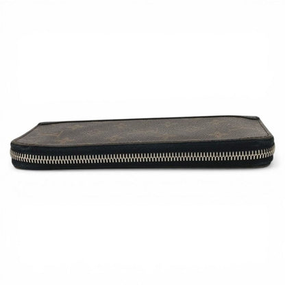 Louis Vuitton Wallet Zippy Vertical Monogram Macassar Canvas Brown — view 6