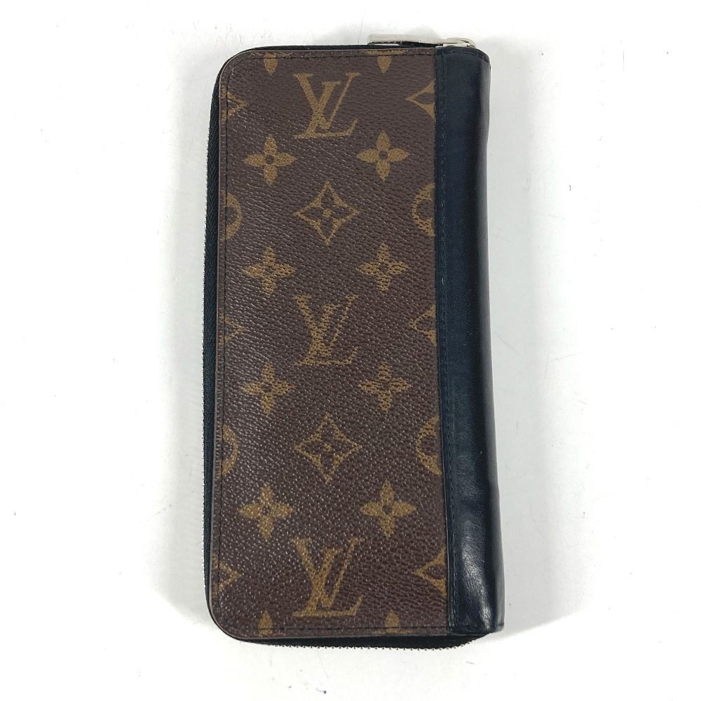 Louis Vuitton Wallet Zippy Vertical Monogram Macassar Canvas Brown — view 2