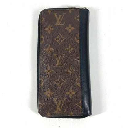 Louis Vuitton Wallet Zippy Vertical Monogram Macassar Canvas Brown — view 2