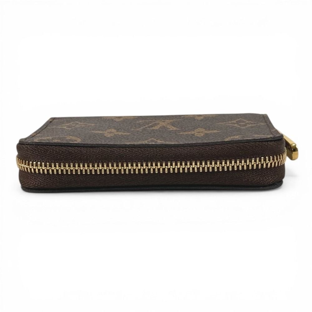 Louis Vuitton Coin Case Zippy Purse Wallet Monogram Canvas Brown — view 5