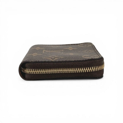 Louis Vuitton Coin Case Zippy Purse Wallet Monogram Canvas Brown — view 4