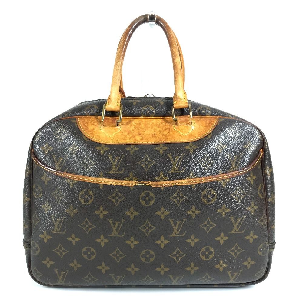 Louis Vuitton Handbag Deauville Monogram Canvas Brown