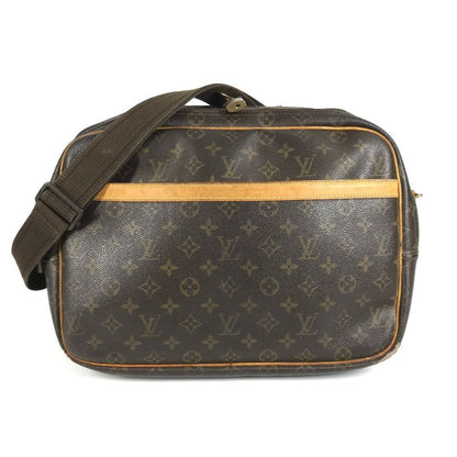 Louis Vuitton Shoulder Bag Reporter GM Monogram Canvas Brown