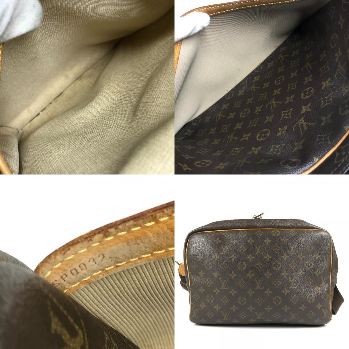 Louis Vuitton Shoulder Bag Reporter GM Monogram Canvas Brown — view 8
