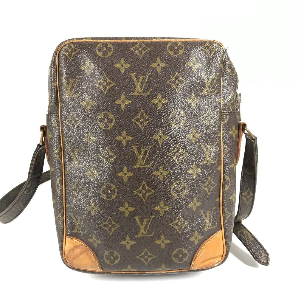 Louis Vuitton Shoulder Bag Danube MM Monogram Canvas Brown — view 3