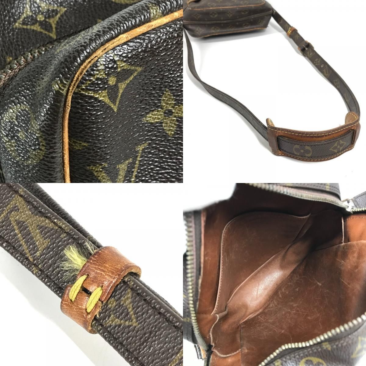 Louis Vuitton Shoulder Bag Danube MM Monogram Canvas Brown — view 8
