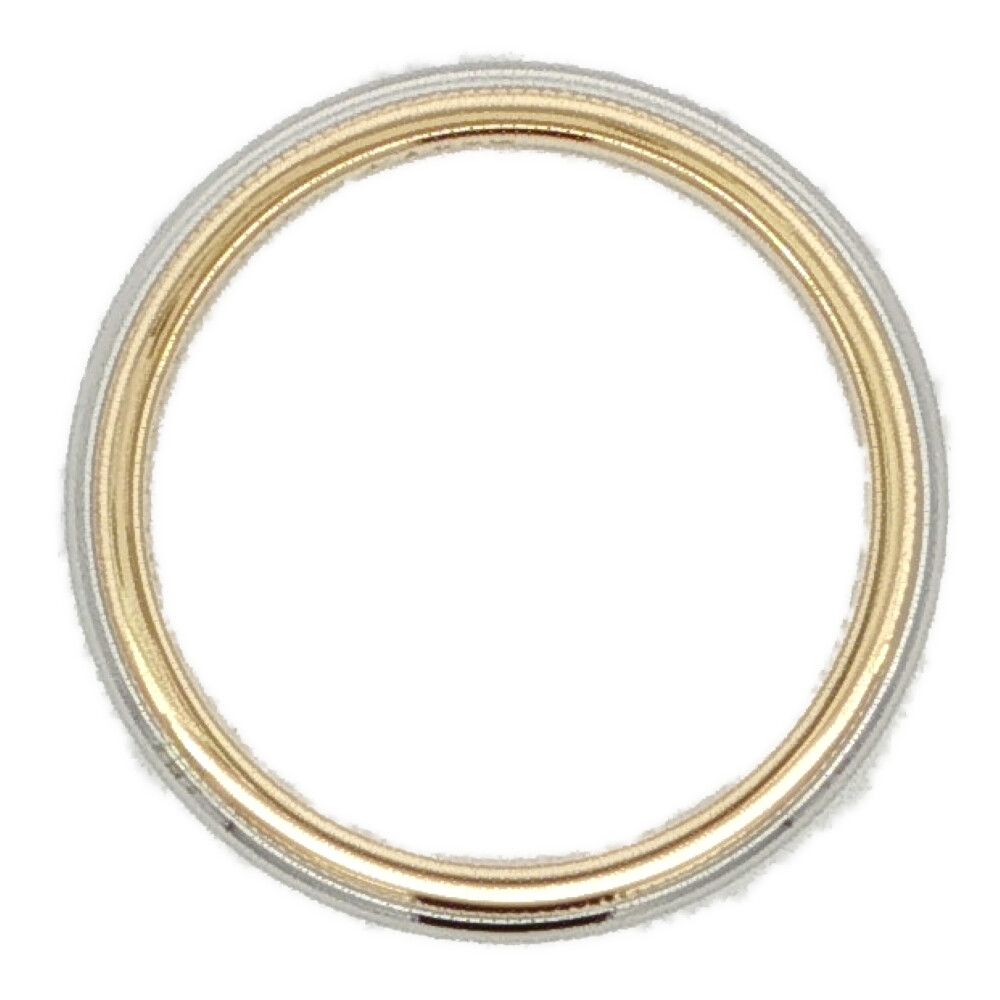 Tiffany & Co Mill Gray Band Ring 18k 750 k 59 Gold Platinum