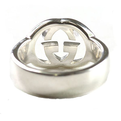 Gucci Interlocking Ring Silver Polished — view 3