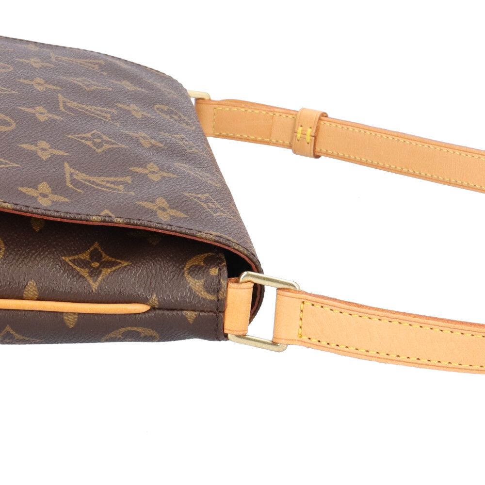 Louis Vuitton Musette Tango Short Monogram Shoulder Bag Canvas Brown — view 9