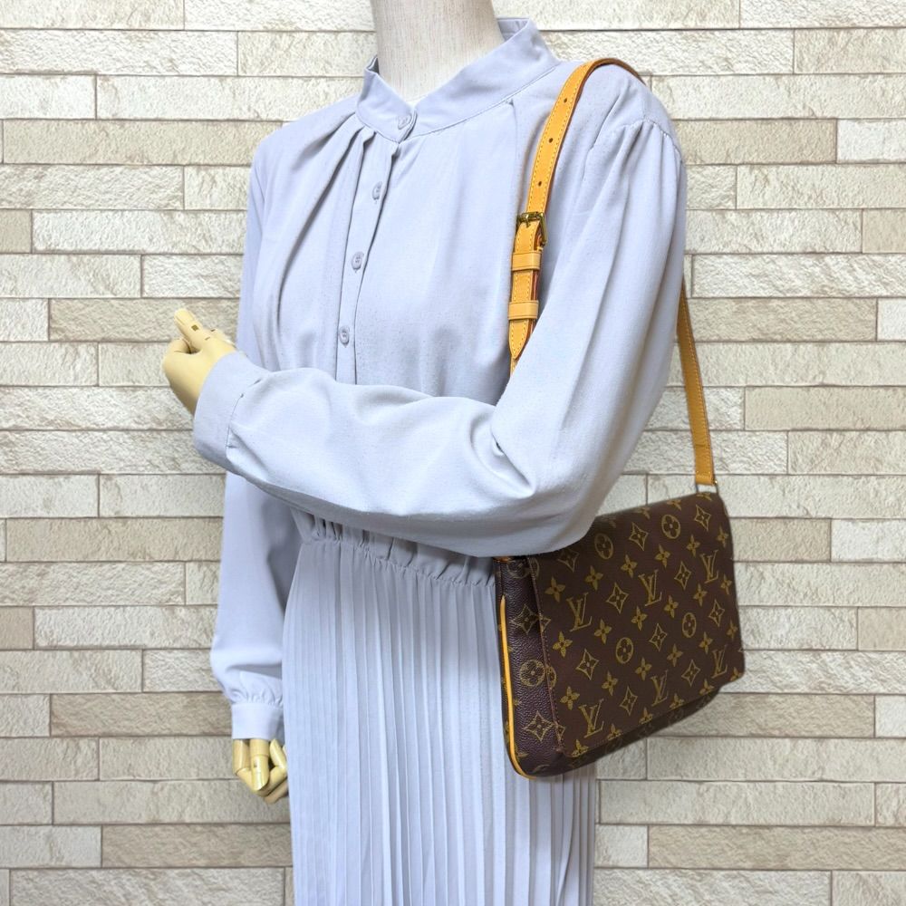 Louis Vuitton Musette Tango Short Monogram Shoulder Bag Canvas Brown — view 2