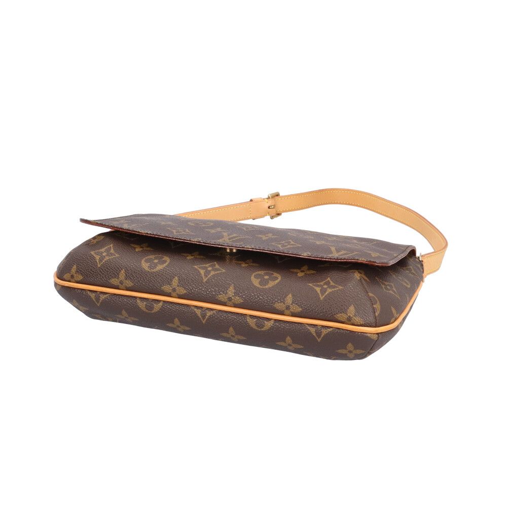 Louis Vuitton Musette Tango Short Monogram Shoulder Bag Canvas Brown — view 5