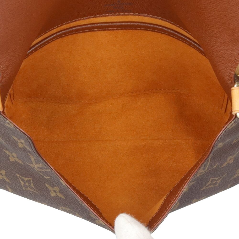 Louis Vuitton Musette Tango Short Monogram Shoulder Bag Canvas Brown — view 6