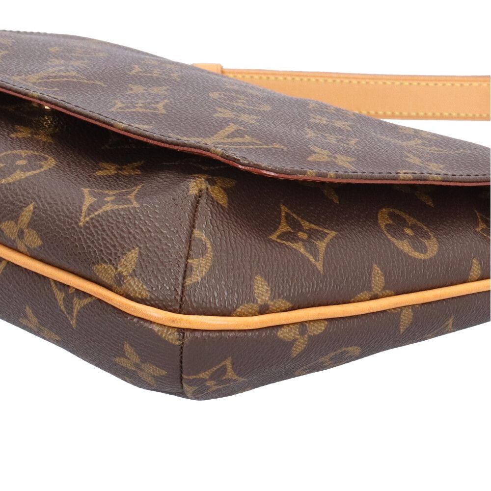 Louis Vuitton Musette Tango Short Monogram Shoulder Bag Canvas Brown — view 7